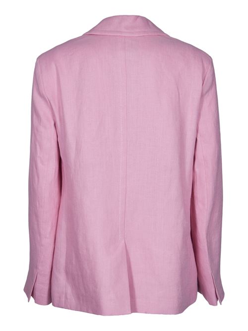 Single-breasted linen jacket S MAX MARA | 2419041063600007